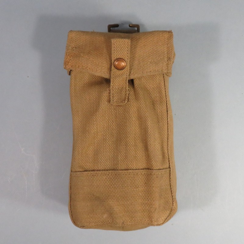 POUCH PORTE CHARGEURS WEB CARTOUCHIERE ANGLAIS 1937 DATE 1939 POUR TRANSPORT DE MUNITIONS STEN FM BREN GRENADES MILLS