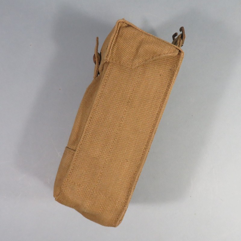 POUCH PORTE CHARGEURS WEB CARTOUCHIERE ANGLAIS 1937 DATE 1939 POUR TRANSPORT DE MUNITIONS STEN FM BREN GRENADES MILLS