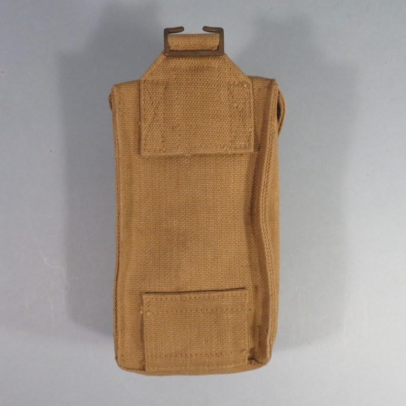 POUCH PORTE CHARGEURS WEB CARTOUCHIERE ANGLAIS 1937 DATE 1939 POUR TRANSPORT DE MUNITIONS STEN FM BREN GRENADES MILLS