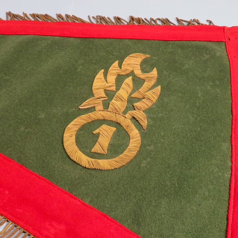 FANION DU 1er RE REGIMENT ETRANGER LA LEGION ETRANGERE ANNEES 1920 1940