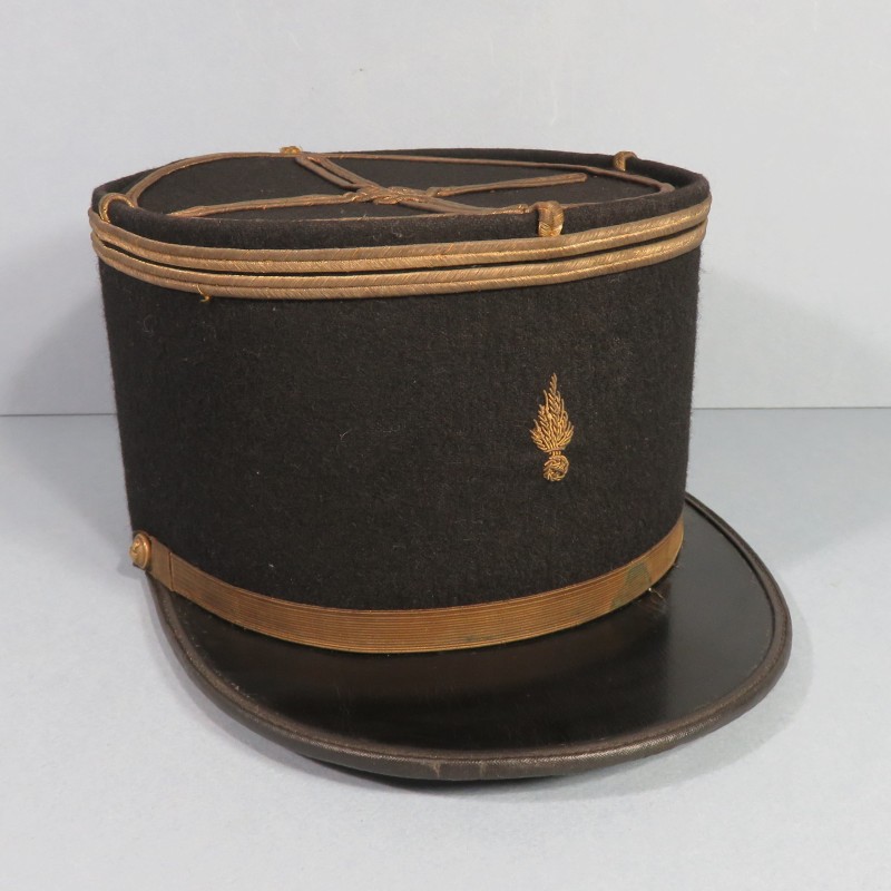 KEPI MODELE 1919 1931 DE LIEUTENANT DU GENIE ETAT MAJOR TSAPEURS TELEGRAPHISTES PIONNIERS ANNEES 1940 1950