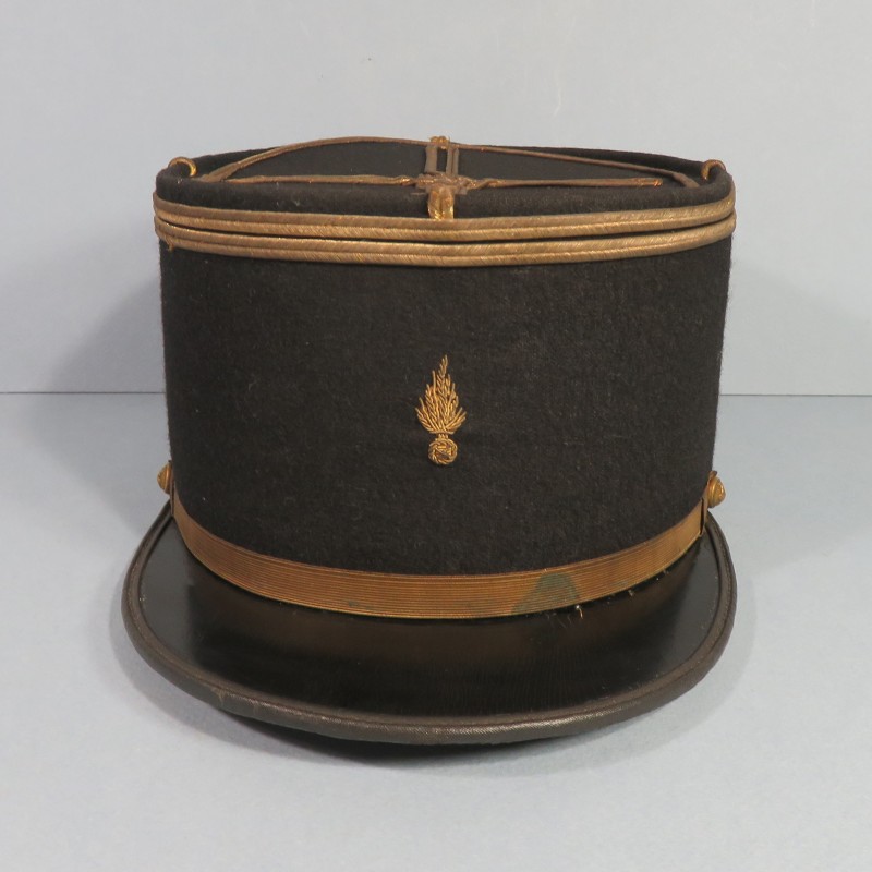 KEPI MODELE 1919 1931 DE LIEUTENANT DU GENIE ETAT MAJOR TSAPEURS TELEGRAPHISTES PIONNIERS ANNEES 1940 1950