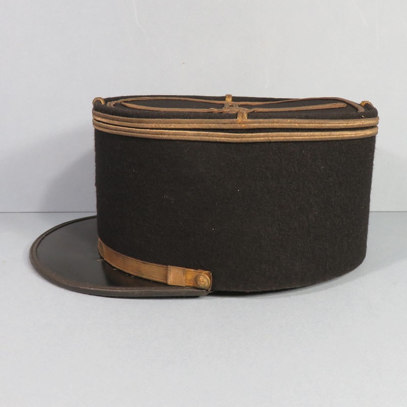 KEPI MODELE 1919 1931 DE LIEUTENANT DU GENIE ETAT MAJOR TSAPEURS TELEGRAPHISTES PIONNIERS ANNEES 1940 1950