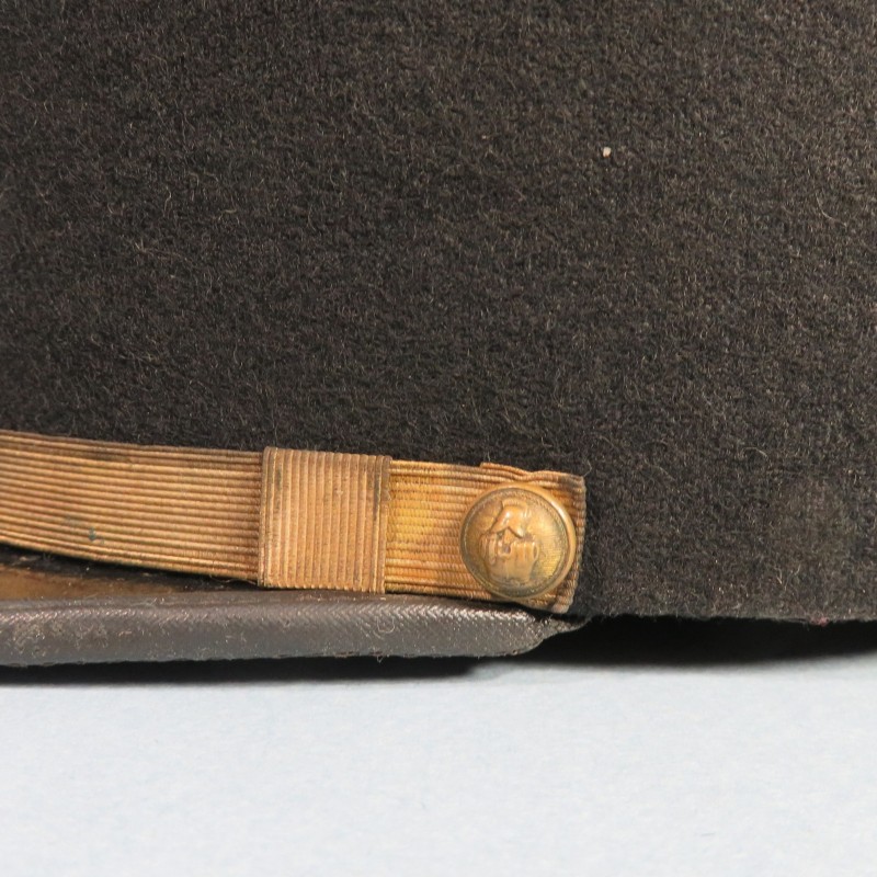 KEPI MODELE 1919 1931 DE LIEUTENANT DU GENIE ETAT MAJOR TSAPEURS TELEGRAPHISTES PIONNIERS ANNEES 1940 1950