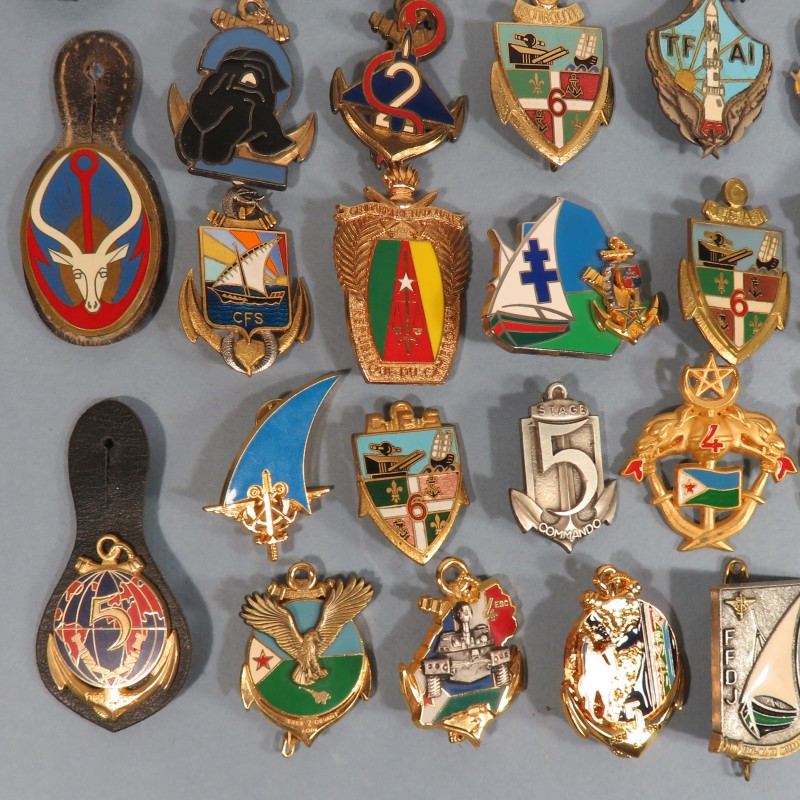 50 INSIGNE MILITAIRE DES TROUPES FRANCAISE A DJIBOUTI FRENCH ARMY BADGE