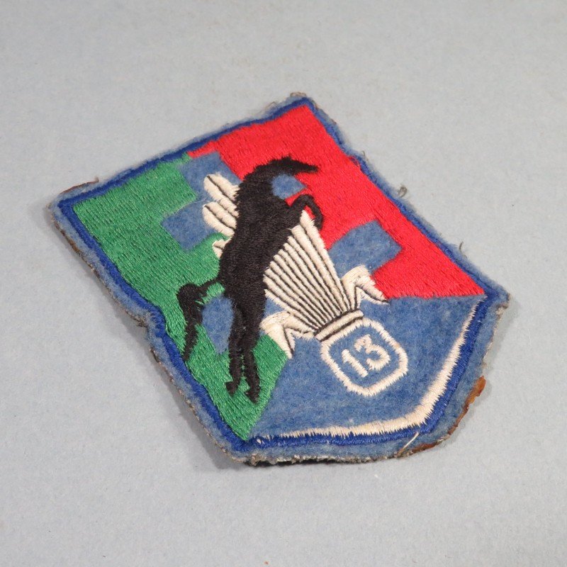 INSIGNE TISSU ESCADRON DE RECONNAISSANCE DE LA 13 ème DBLE DEMI BRIGADE DE LA LEGION ETRANGERE