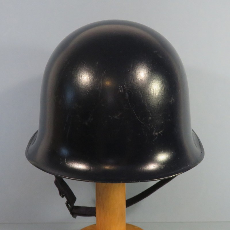 CASQUE DE GENDARMERIE MOBILE MODELE 1951/60 GENDARME LINER DATE 1955 COMPLET FRENCH GUARD HELMET