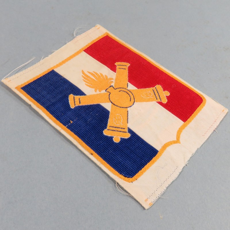 FRANCE INSIGNE TISSU ARTILLERIE POUR MAILLOT DE SPORT ARMEE D'ARMISTICE VICHY MARECHAL PETAIN 1940 1944