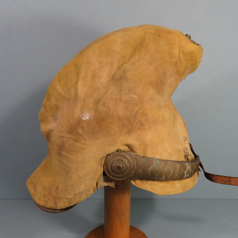 COUVRE CASQUE DE CUIRASSIER MODELE TROUPE 1872 MODIFIE 1874 CAVALERIE FRANCAISE GUERRE 1914 1918