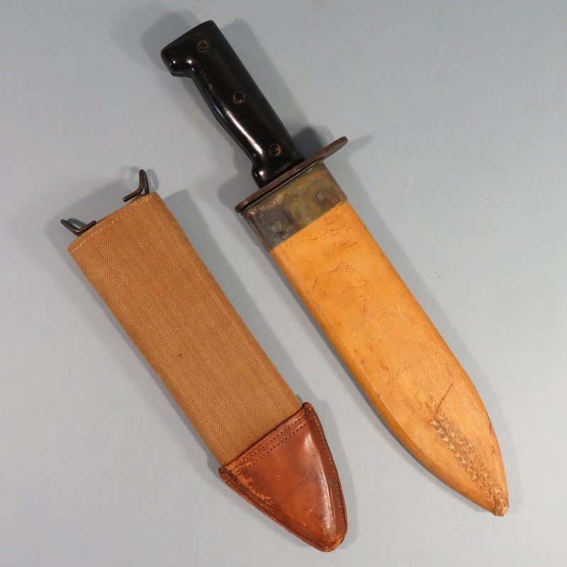 COUTEAU MACHETTE BOLO TYPE US MODELE 1917 FABRICATION KIFFE JAPAN ANNEES 1950 1960 GUERRE DE COREE ET VIETNAM OU COMMERCE CIVIL