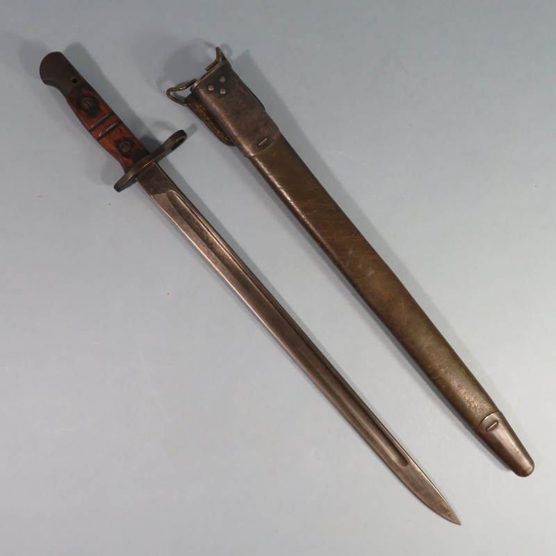 BAIONNETTE US WINCHESTER MODELE 1917 POUR FUSIL ENFIELD ET TRENCH GUN DATEE 1917 GUERRE 1914 1918 US BAYONET WW1