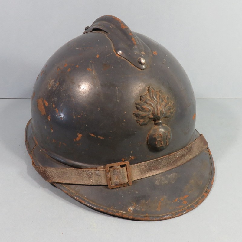 CASQUE ADRIAN MODELE 1915 INFANTERIE CAVALERIE LEGION COMPLET GUERRE 1914-1918 FRENCH HELMET WW1