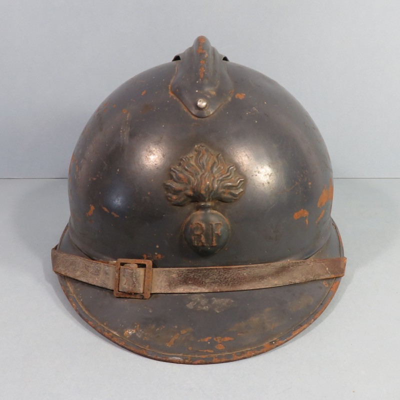 CASQUE ADRIAN MODELE 1915 INFANTERIE CAVALERIE LEGION COMPLET GUERRE 1914-1918 FRENCH HELMET WW1