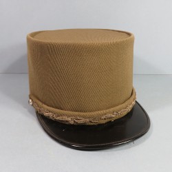 KEPI MODELE 1919 1931 DE GENERAL FABRICANT MARCEL VIDAL A ALGER SANS ETOILE BOUTONS ET JUGULAIRE ARGENT