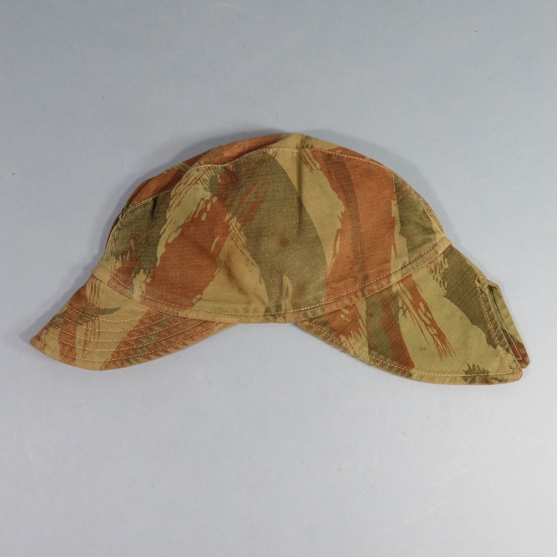 CASQUETTE INDOCHINE ALGERIE BIGEARD CAMOUFLAGE LEZARD LIZAR CAMO FABRICATION FANTAISIE TAILLE 54