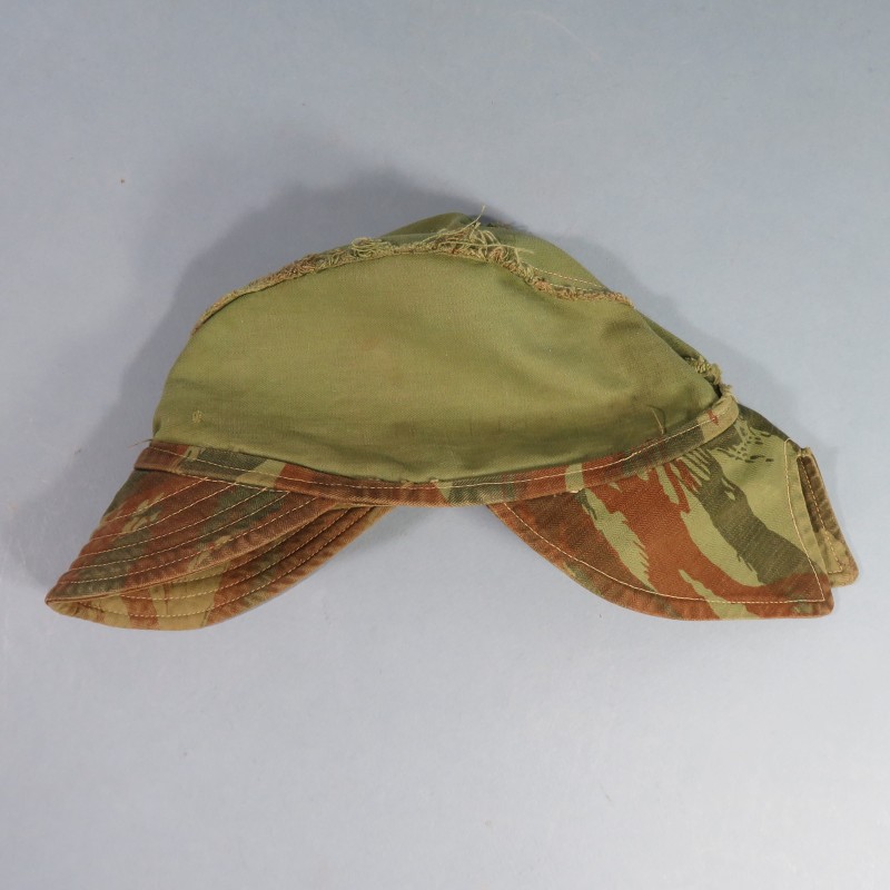 CASQUETTE INDOCHINE ALGERIE BIGEARD CAMOUFLAGE LEZARD LIZAR CAMO FABRICATION FANTAISIE TAILLE 54