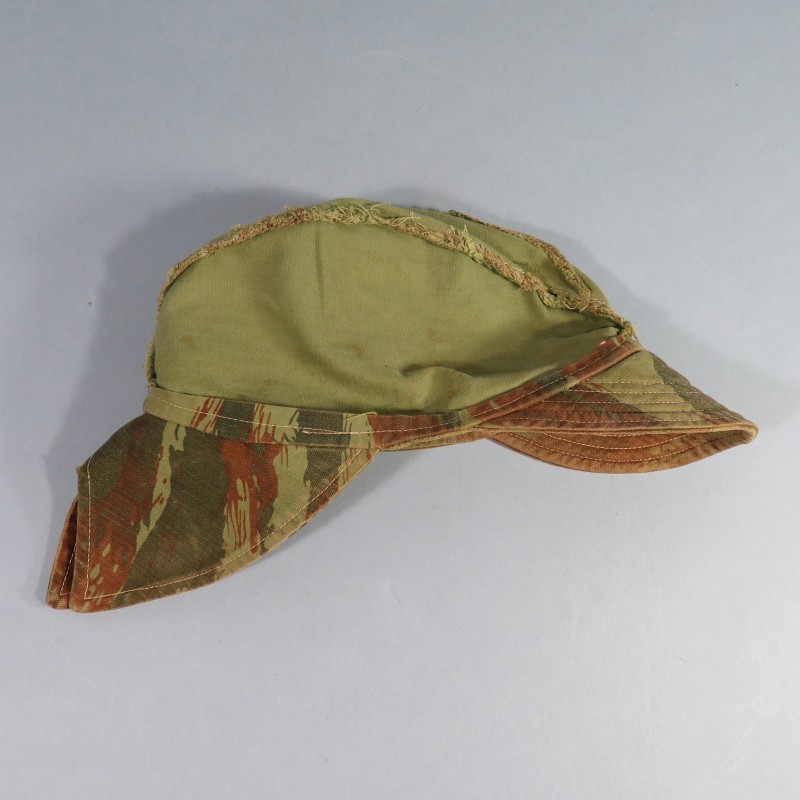 CASQUETTE INDOCHINE ALGERIE BIGEARD CAMOUFLAGE LEZARD LIZAR CAMO FABRICATION FANTAISIE TAILLE 54