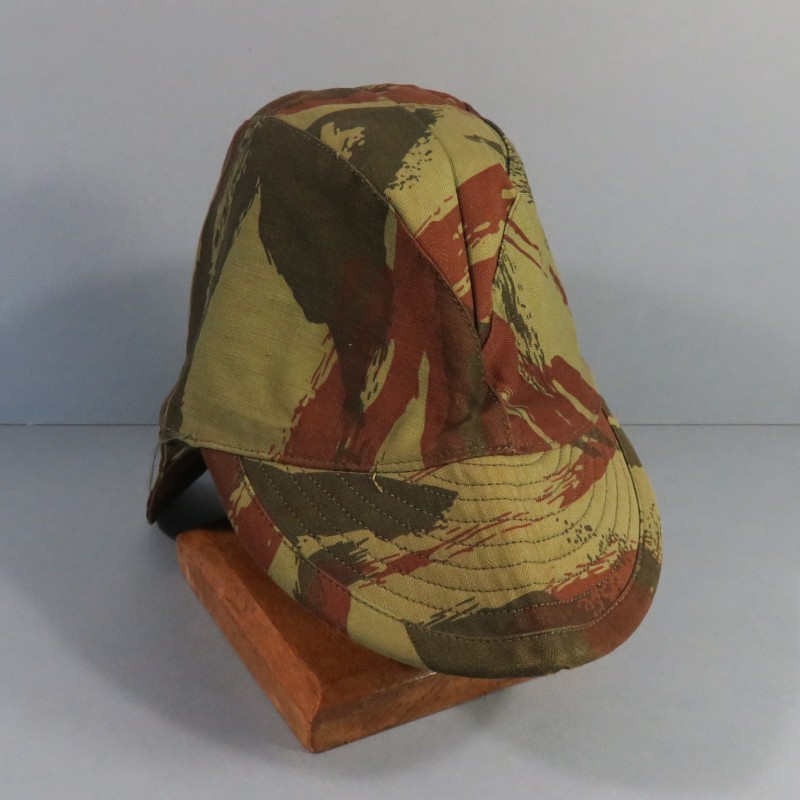 CASQUETTE ALGERIE BIGEARD CAMOUFLAGE LEZARD LIZAR CAMO FABRICATION REGLEMENTAIRE TAILLE 58 POUR TENUE CAMOUFLEE