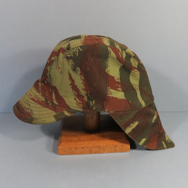 CASQUETTE ALGERIE BIGEARD CAMOUFLAGE LEZARD LIZAR CAMO FABRICATION REGLEMENTAIRE TAILLE 58 POUR TENUE CAMOUFLEE