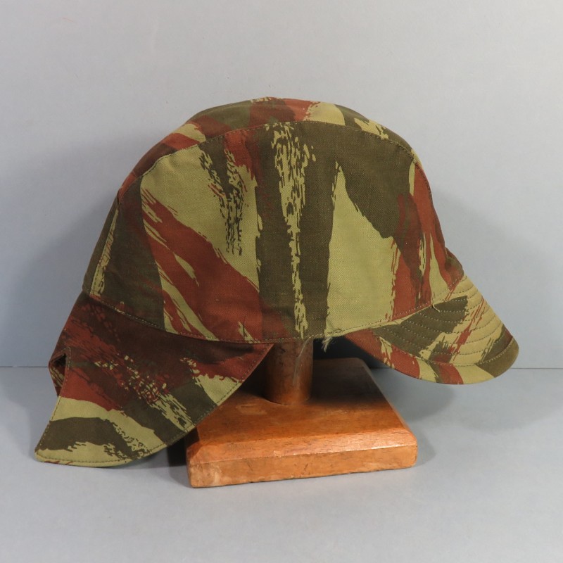 CASQUETTE ALGERIE BIGEARD CAMOUFLAGE LEZARD LIZAR CAMO FABRICATION REGLEMENTAIRE TAILLE 58 POUR TENUE CAMOUFLEE