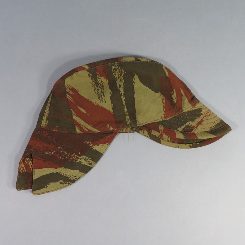 CASQUETTE ALGERIE BIGEARD CAMOUFLAGE LEZARD LIZAR CAMO FABRICATION REGLEMENTAIRE TAILLE 58 POUR TENUE CAMOUFLEE