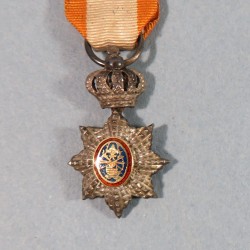 CAMBODGE REDUCTION DE LA MEDAILLE DE CHEVALIER DE L'ORDRE ROYALE CAMBODGIEN CAMBODGI ROYAL ORDER MEDAL MINIATURE