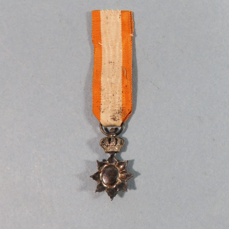 CAMBODGE REDUCTION DE LA MEDAILLE DE CHEVALIER DE L'ORDRE ROYALE CAMBODGIEN CAMBODGI ROYAL ORDER MEDAL MINIATURE