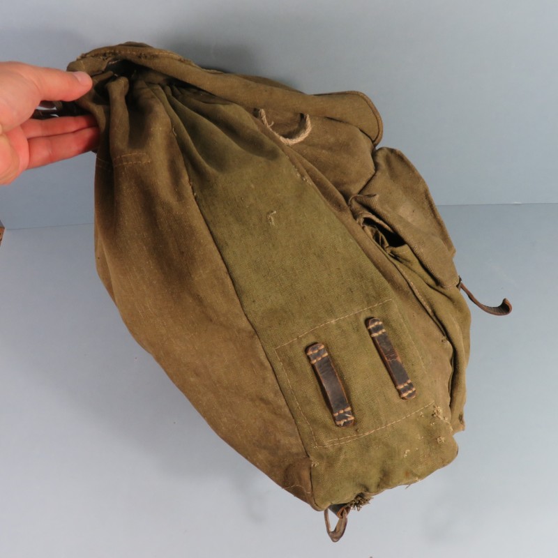 GRAND SAC A DOS ALLEMAND COMBATS WEHRMACHT COULEUR MODELE 1931 FABRICATION MARQUEE RBNR GERMAN BACKPACK WW2