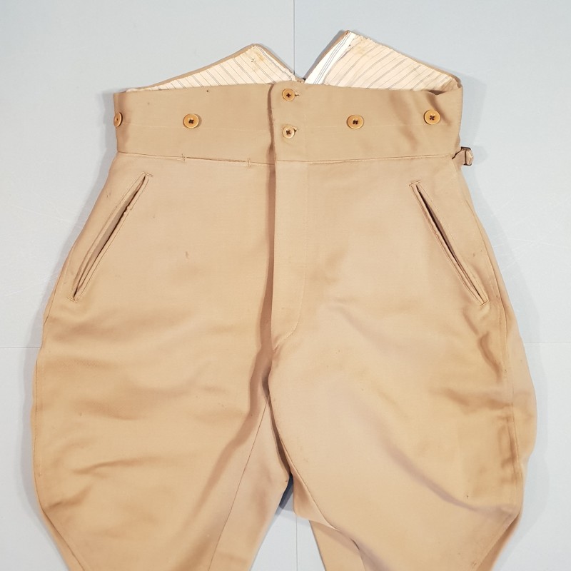 PANTALON CULOTTE MODELE MASTIC POUR UNIFORME D'OFFICIERS 1939 - 1940