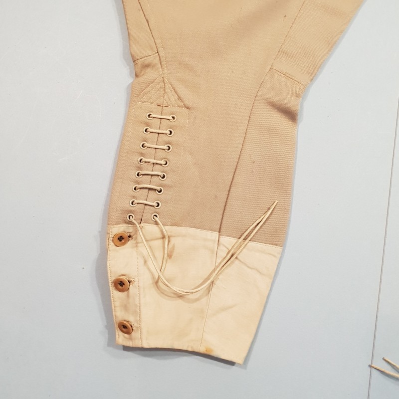 PANTALON CULOTTE MODELE MASTIC POUR UNIFORME D'OFFICIERS 1939 - 1940