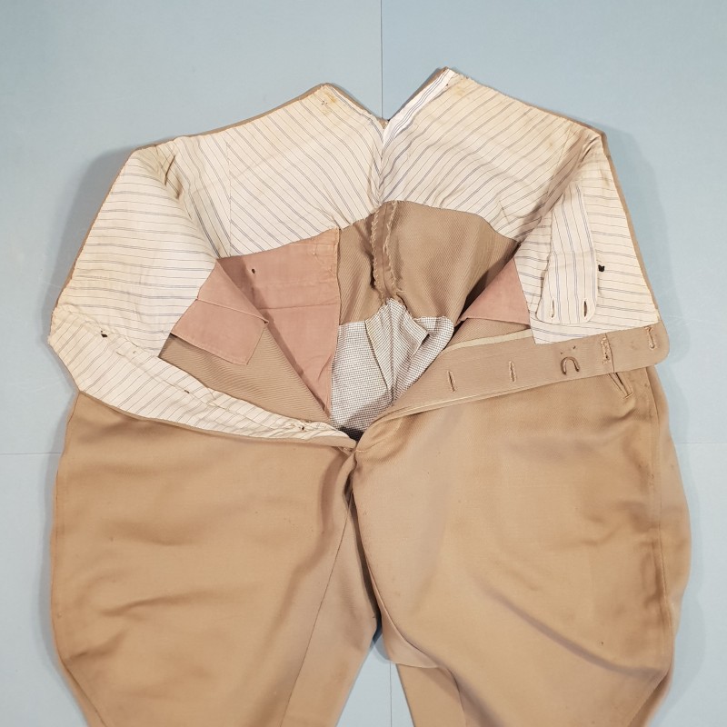 PANTALON CULOTTE MODELE MASTIC POUR UNIFORME D'OFFICIERS 1939 - 1940