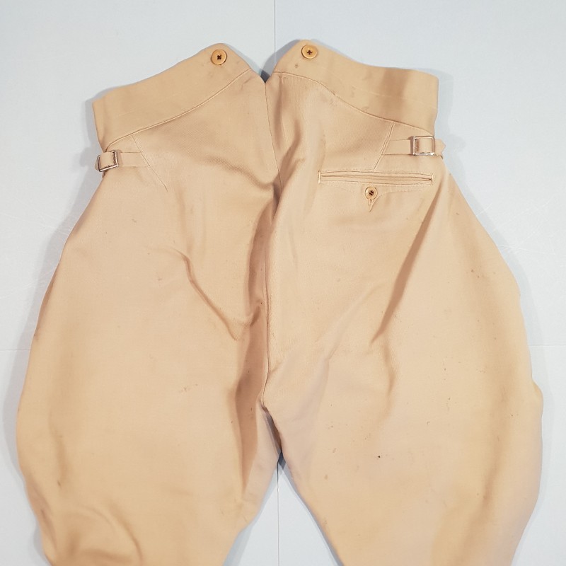 PANTALON CULOTTE MODELE MASTIC POUR UNIFORME D'OFFICIERS 1939 - 1940