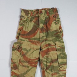 PANTALON DE TREILLI CAMOUFLE MODELE 1947-56 PARACHUTISTES ALGERIE LEGION ETRANGERE TAP PETITE TAILLE