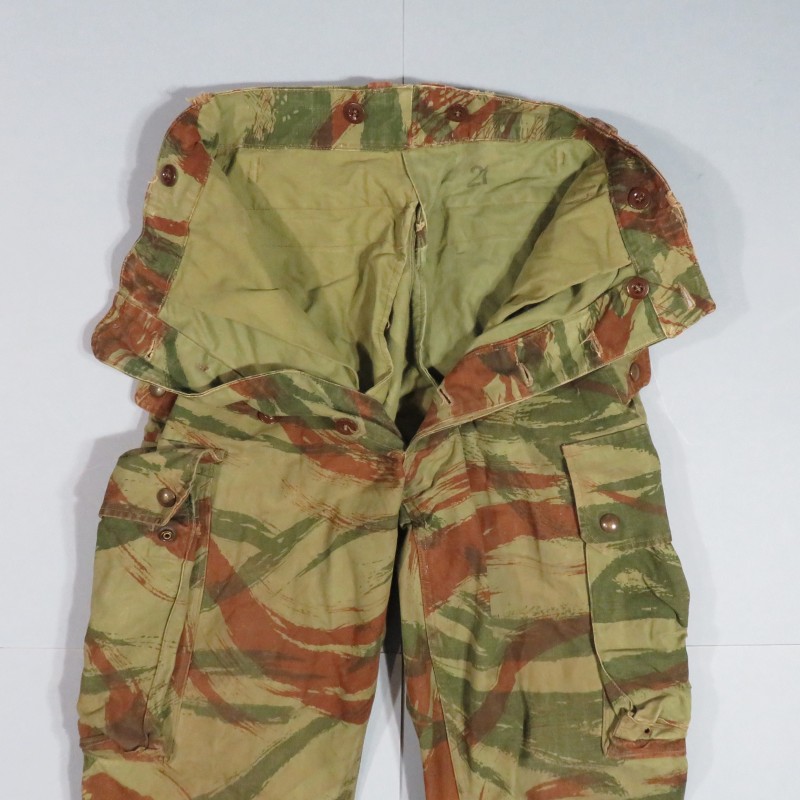 PANTALON DE TREILLI CAMOUFLE MODELE 1947-56 PARACHUTISTES ALGERIE LEGION ETRANGERE TAP PETITE TAILLE