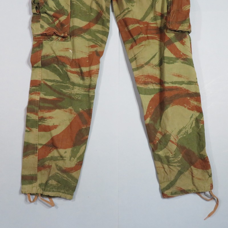 PANTALON DE TREILLI CAMOUFLE MODELE 1947-56 PARACHUTISTES ALGERIE LEGION ETRANGERE TAP PETITE TAILLE