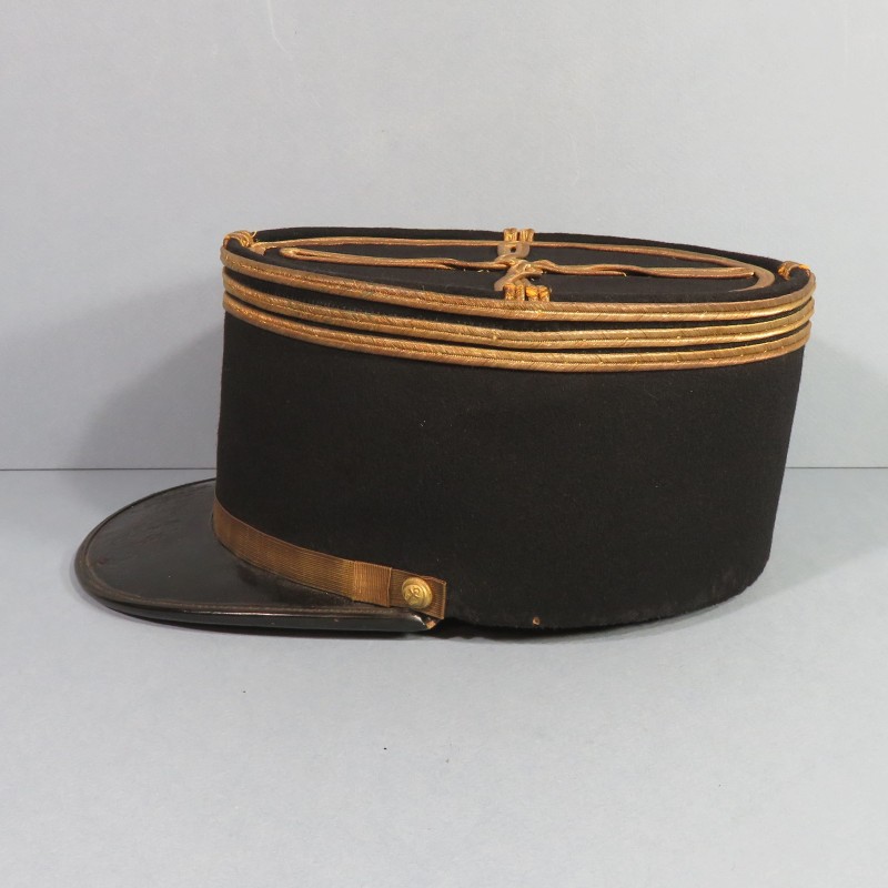 KEPI DE CAPITAINE INFANTERIE ET ARTILLERIE COLONIALE MODELE 1919 - 1931 OFFICIER SECONDE GUERRE TAILLE 58