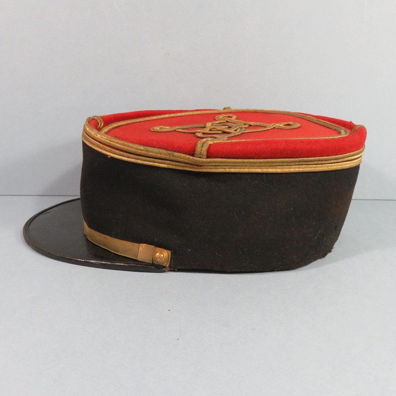 KEPI POLO DE LIEUTENANT DU 141 ème REGIMENT D'INFANTERIE DE LIGNE 1910 - 1920 TAILLE 58