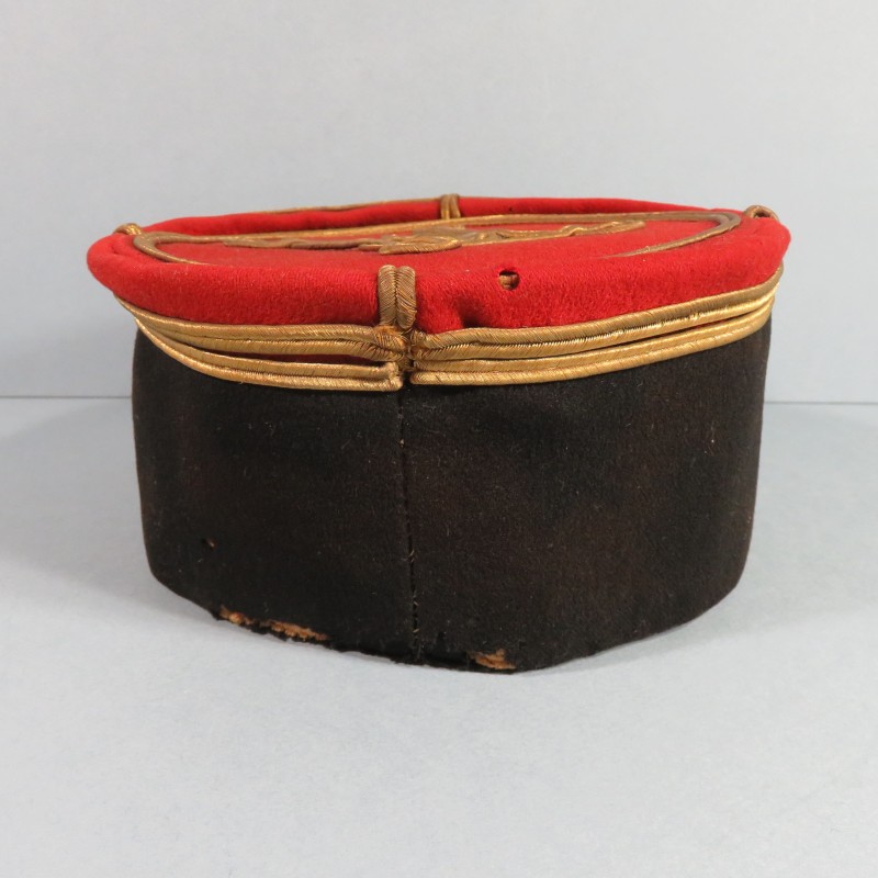 KEPI POLO DE LIEUTENANT DU 141 ème REGIMENT D'INFANTERIE DE LIGNE 1910 - 1920 TAILLE 58