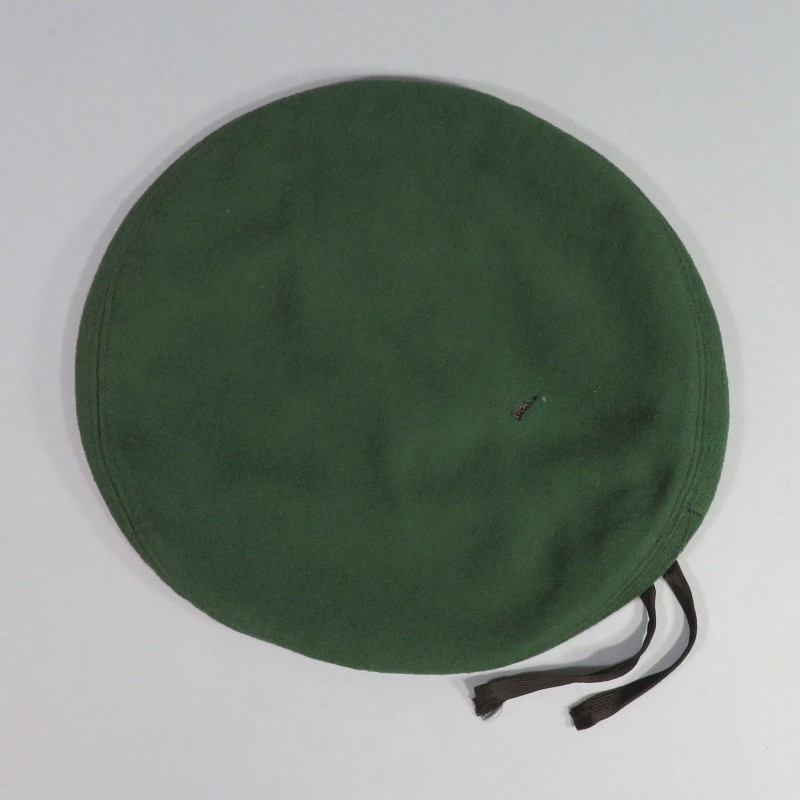 BERET VERT EN 3 PARTIES PARACHUTISTE MODELE 1947 DU REP LEGION ETRANGERE TAP INDOCHINE ALGERIE