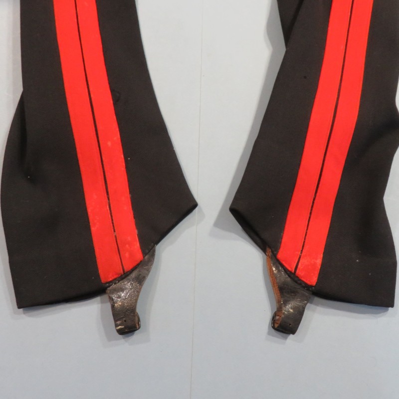 PANTALON D'UNIFORME ANGLAIS FABRICATION ANCIENNE SECOND EMPIRE 1900BRITISH ROOSERS UNIFORM 1860