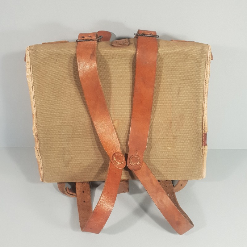 EQUIPEMENT DU FANTASSIN SAC A DOS AS DE CARREAU MODELE 1893 1915 HAVRESAC GUERRE 1914 1918 ET 1939 1945