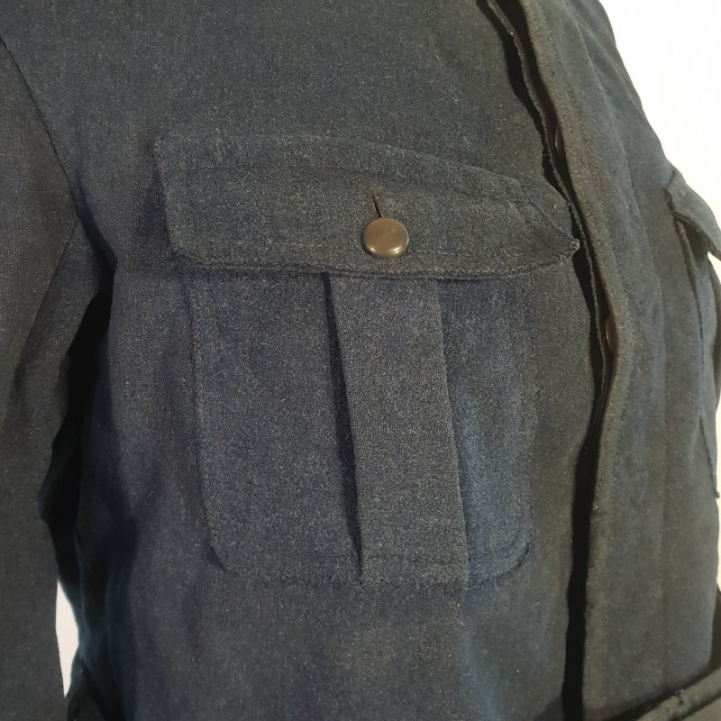 RARE !! VESTE D'UNIFORME OFFICIER OU SOUS OFFICIER MODELE 1913 EN DRAP GRIS DE FER BLEUTE DEBUT DE LA GUERRE 1914 1918