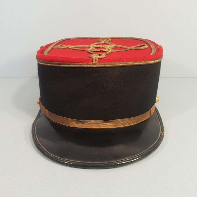 KEPI POLO D'ADJUDANT CHEF SANS CHIFFRE DE REGIMENT D'INFANTERIE DE LIGNE 1910 - 1920 TAILLE 58