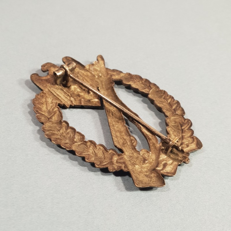 ALLEMAGNE INSIGNE ASSAUT INFANTERIE BADGE DE POITRINE COMBAT ALLEMAND SECONDE GUERRE FABRICANT OTTO SCHICKLE