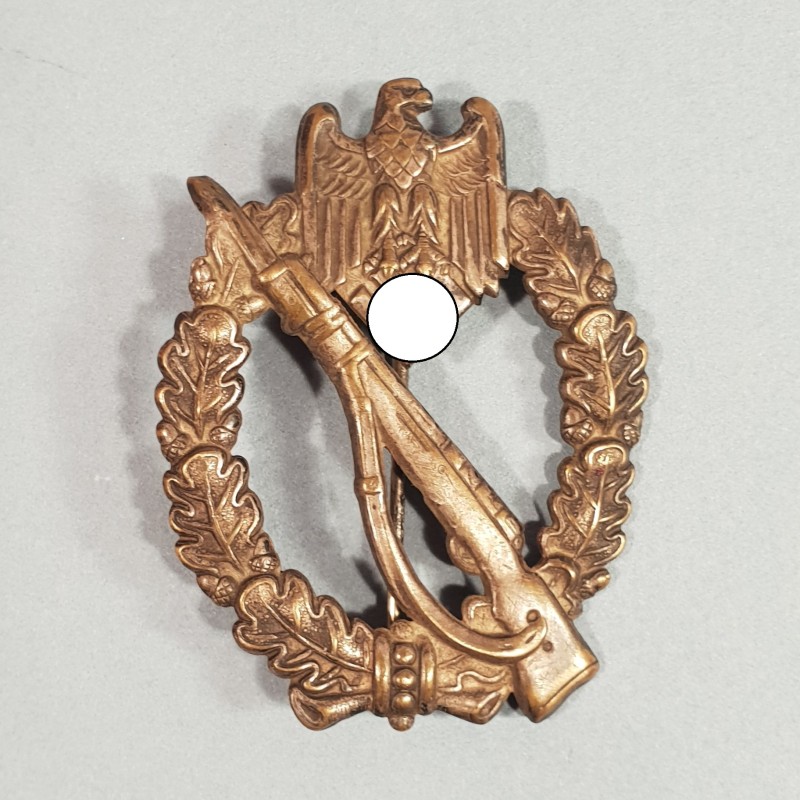 ALLEMAGNE INSIGNE ASSAUT INFANTERIE BADGE DE POITRINE COMBAT ALLEMAND SECONDE GUERRE FABRICANT OTTO SCHICKLE