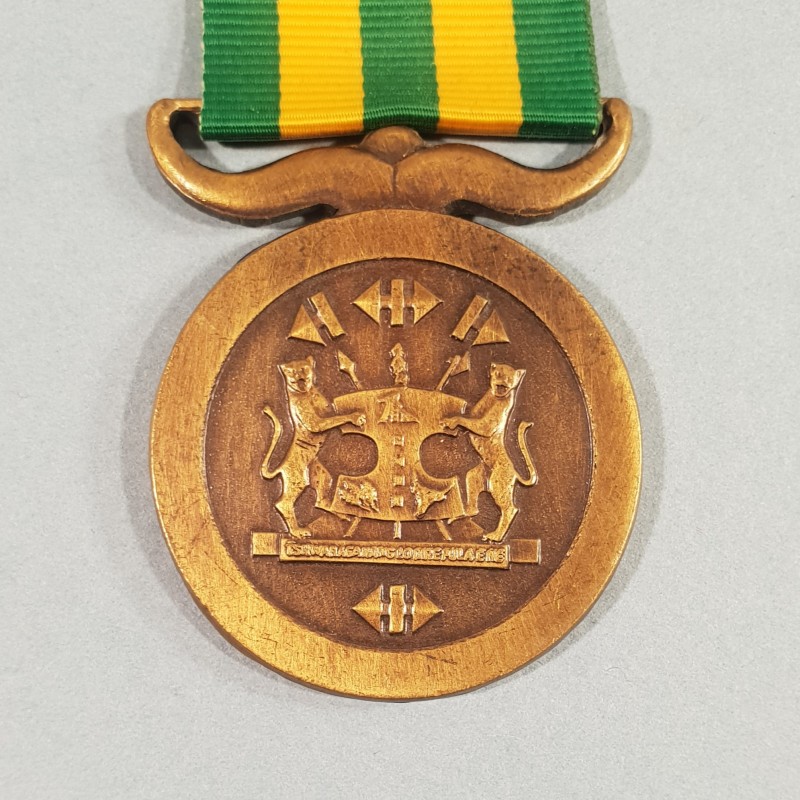 BOPHUTATSWANA AFRIQUE DU SUD MEDAILLE DE LONG SERVICE ET BONNE CONDUITE LSGC SOUTH AFRICA MEDAL ATTRIBUEE °