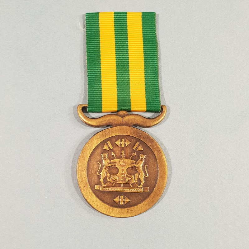 BOPHUTATSWANA AFRIQUE DU SUD MEDAILLE DE LONG SERVICE ET BONNE CONDUITE LSGC SOUTH AFRICA MEDAL ATTRIBUEE °