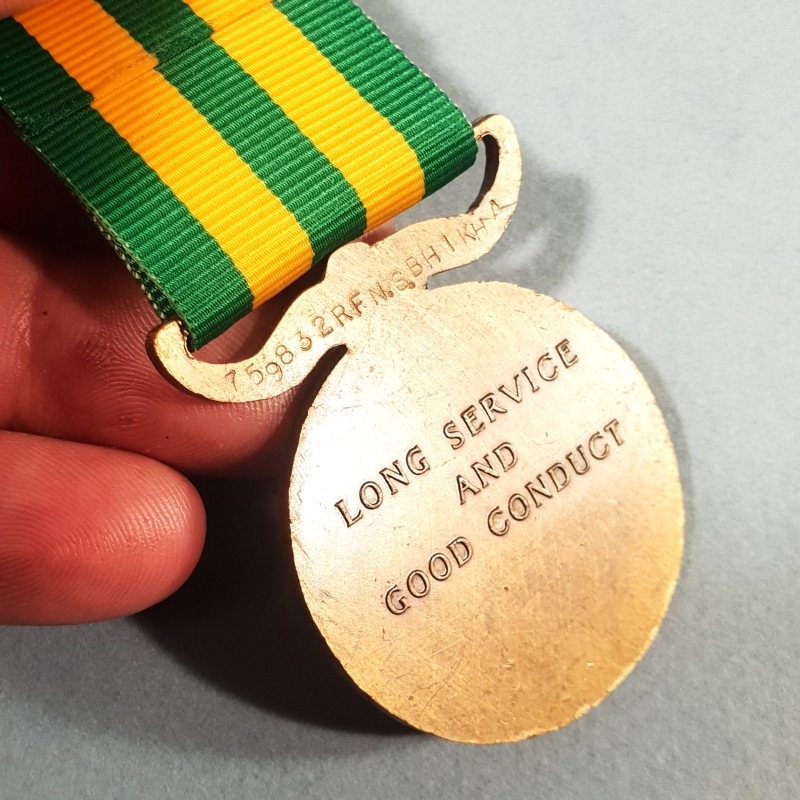 BOPHUTATSWANA AFRIQUE DU SUD MEDAILLE DE LONG SERVICE ET BONNE CONDUITE LSGC SOUTH AFRICA MEDAL ATTRIBUEE °