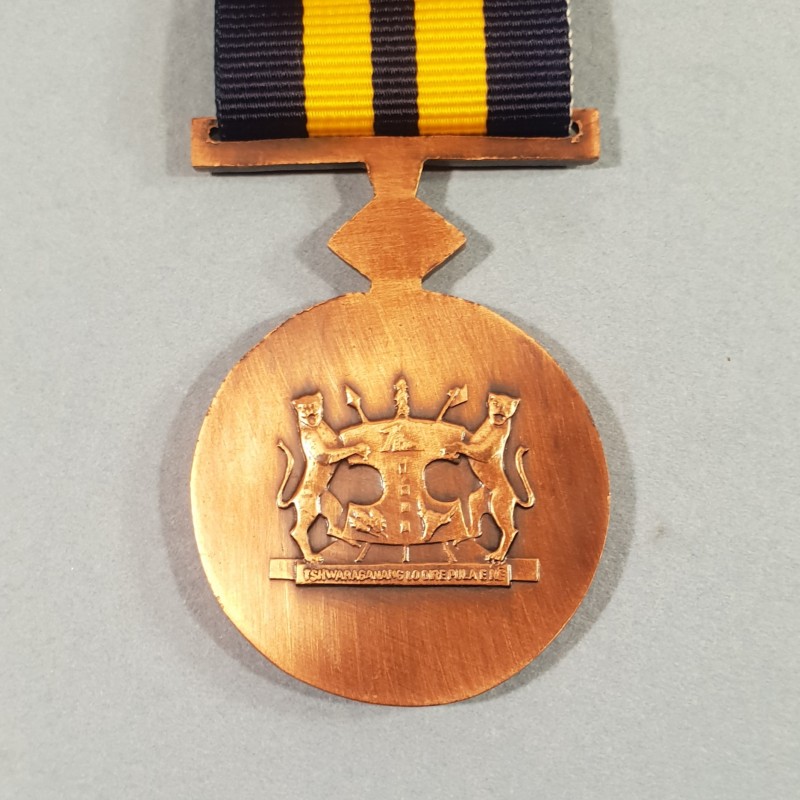 BOPHUTATSWANA AFRIQUE DU SUD MEDAILLE D'HONNEUR DES FORCE DE DEFENSE DEFENCE FORCE COMENDATION SOUTH AFRICA MEDAL °