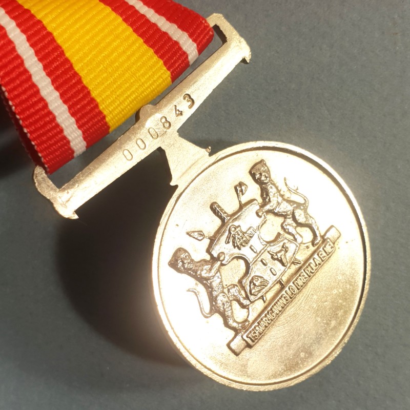 BOPHUTATSWANA AFRIQUE DU SUD MEDAILLE DEFENSE ANTITERRORISTE GENERAL SERVICE DEFENCE SOUTH AFRICA MEDAL °